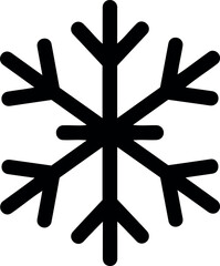 Christmas icon vector Illustration of a christmas tree made of horizontal lines and a circle on top in black color