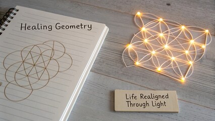 Healing Geometry and Light: A Creative Journey of Connection and Mindfulness in Relaxing Spaces