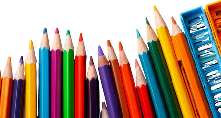 Color pencil school supply art tool bright creative education