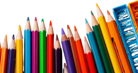 Color pencil school supply art tool bright creative education