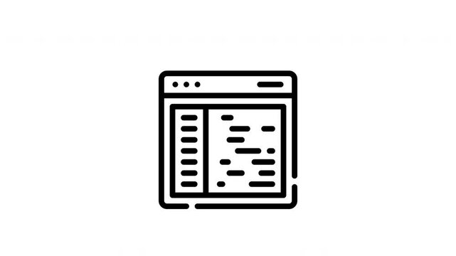 Web page design featuring a sidebar and main content area, suitable for websites, blogs, and online publications for a modern look.
