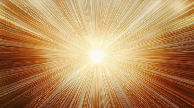Bright golden light rays radiating outward from a central radiant point creating a dynamic and vibrant burst effect