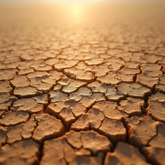 Cracked Desert Earth Texture