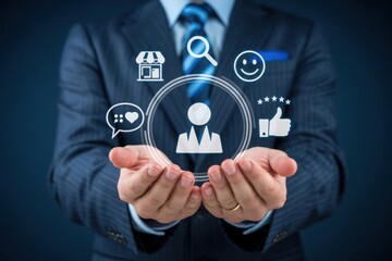 Customer service concept illustration