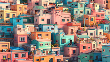 Vibrant Hillside Neighborhood
