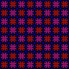 Batik red pink seamless geometric pattern