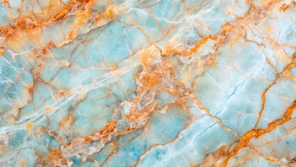Abstract Teal and Orange Marble Texture A Luxurious Swirl of Veins and Hues