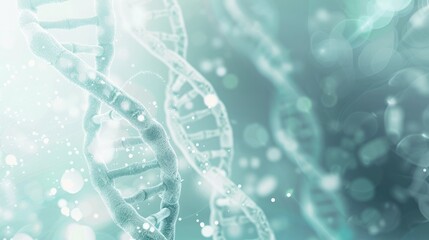 DNA helix structure in close up, scientific and medical concept