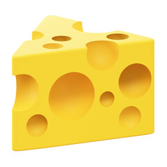 cheese 3d illustration