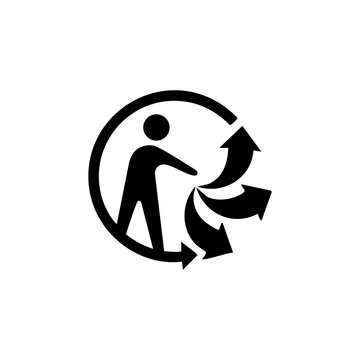 TRIMAN BLACK ARROWS ICON VECTOR
