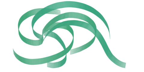 abstract green swirl