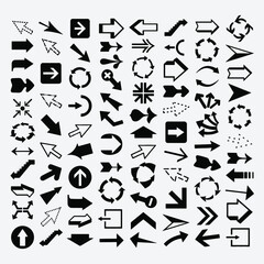 Creative Black Arrow Vector Collection