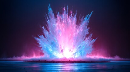 Energy Burst Advertisement Background