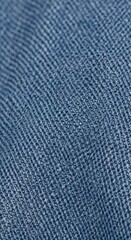 Blue woven fabric texture with visible threads and interlocked pattern