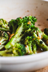 Broccoli Garlic Stir Fry | Healthy Green Veg Stir Fry | Asian Style Broccoli Recipe | Quick Vegan Garlic Broccoli Dish | Clean Eating Vegetable Bowl
