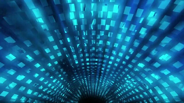 Abstract Neon Lights Dance and Electric Glowing Background with Light Moving.