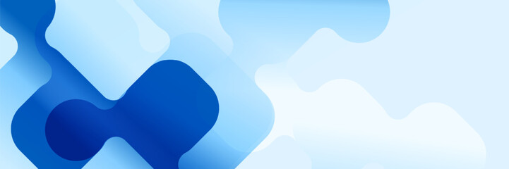 Abstract pattern blue shape gradient design background.