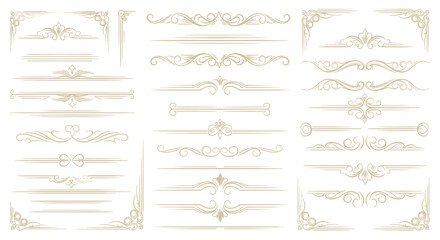 calligraphic design elements and page decoration