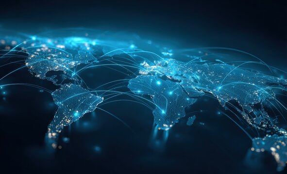 Global network of interconnected cities