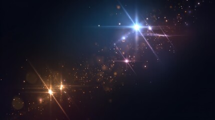 Fototapeta premium Abstract Shiny Light Streaks Background