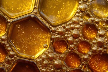 Honeycomb texture close-up