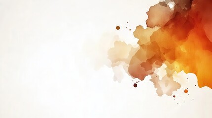 Colorful abstract watercolor splash on white background.