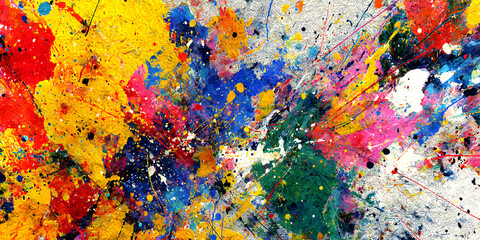 Colorful abstract  background watercolor art painting design wallpaper.