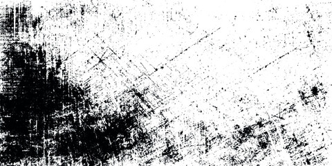 Vintage black and white grunge texture pattern with scratched faded effect distressed wall background.