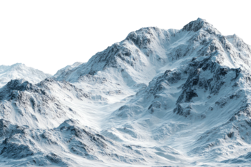 Snowy mountain range against black sky