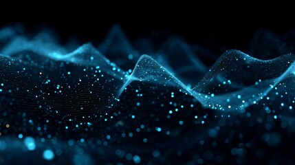 Neural network-inspired background with data points