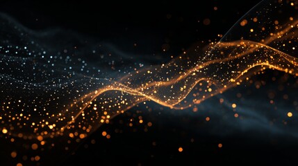 Wide big data background with copy space 