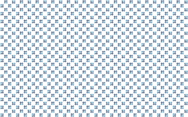 Geometric seamless pattern with round corner abstract square in blue on white background. Vector illustration, for masculine shirt lady dress cloth cover decoration textile wallpaper all over