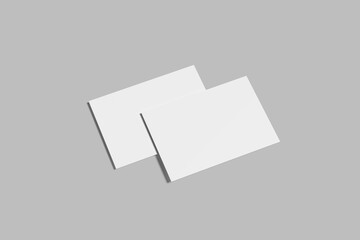 A5 Landscape Flyer Blank Mockup