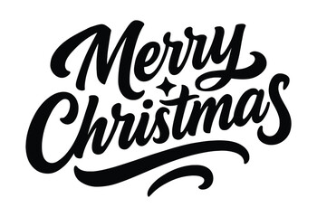 Bold Merry Christmas Script