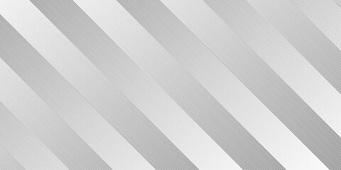 Obraz premium Seamless oblique, stripe diagonal vector stylish wave grid thin technology grayscale fabric line texture pattern. geometric fabric stripe line black and gray gradient beautiful repeat design. 