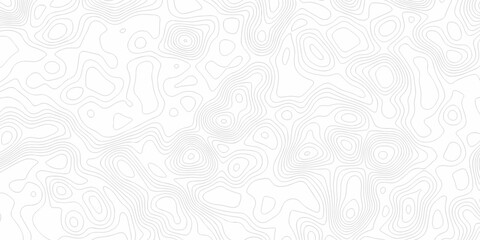 Abstract minimal pattern discovery vector topo map creative discovery White wave grid stripe line map topography. vector geographic contour mounted map background.	