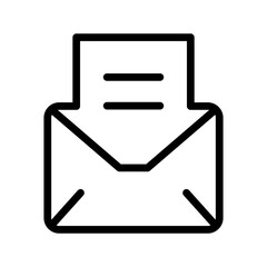 Email Digital Communication Icon Set Featuring Messages, Inbox, and Correspondence Symbols for Modern Apps, Web, and Business Platforms