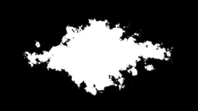 4K Ink in water black watercolor ink drops transition background, ink effect, transparent, transition, chamber, isolated, circle flow expand, ink splatter, brush stroke, fluid art Animated.