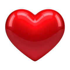 Glossy red heart on black background, symmetrical, symbolic of love and affection