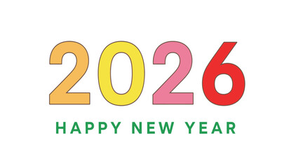 Bold, colorful numbers forming 