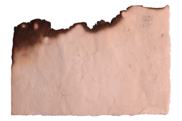 Torn Paper Fragment with Rough Edges and Soft Light. Small torn paper piece with irregular edges and textured brown surface, ideal for vintage or natural-style projects.