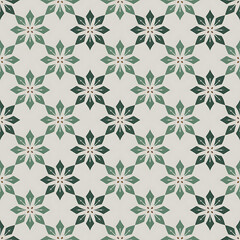 Christmas Damask Seamless Patterns