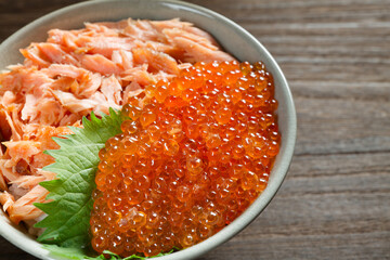 鮭いくら丼