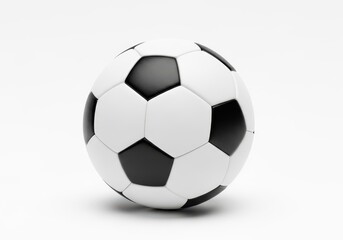 Fototapeta premium Soccer ball ready for game play on