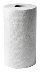 Kitchen essentials white paper towel roll home product top view isolated on transparent background