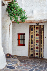 Typical street of an Andalusian village Bubion.