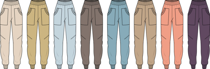 Colorful Jogger Pants Collection Fashionable and Comfortable Bottoms for Everyday Wear