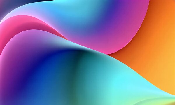 Abstract digital art featuring a vibrant spectrum of colors blending seamlessly in a captivating gradient effect evoking a sense of movement and fluidity across the composition