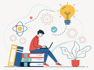 Creative Learning and Knowledge Development Vector