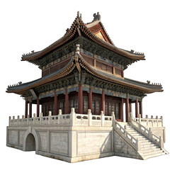 Naklejka premium chinese temple architecture